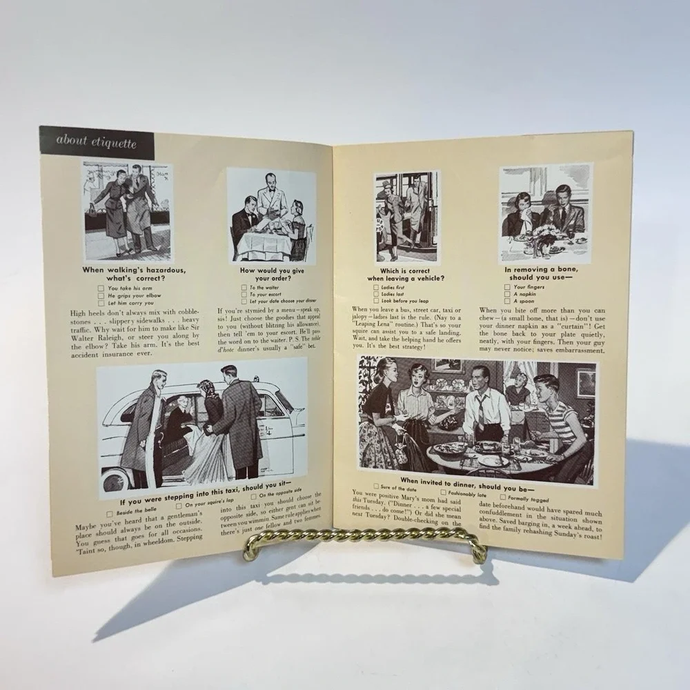 Kimberly Clark Corp 1946 1956 Vintage Paper Ephemera Pamphlets for Young Women
